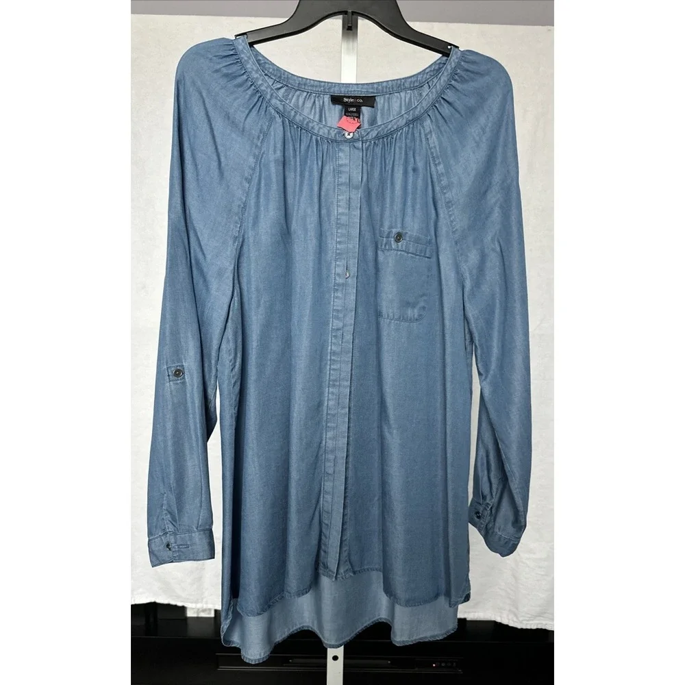 Style & Co. Button Up, Long Sleeve 